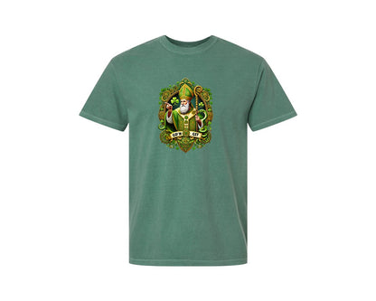 brand:Comfort Colors|color:Light Green|St Patricks Day Saint Patrick Graphic T-Shirt