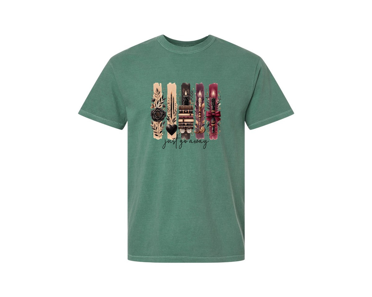 brand:Comfort Colors|color:Light Green|Bookish Book Lover Reading Booktok 2 Graphic T-Shirt