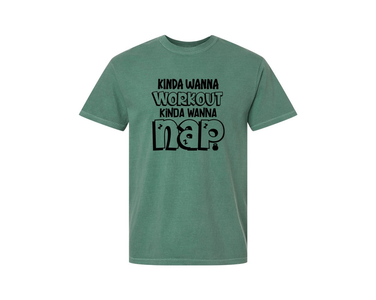 brand:Comfort Colors|color:Light Green|Workout Gym Tank Exercise Graphic T-Shirt