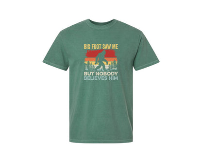 brand:Comfort Colors|color:Light Green|Bigfoot Graphic T Shirt Graphic T-Shirt