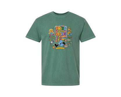brand:Comfort Colors|color:Light Green|Funny Lgbt 3 Graphic T-Shirt