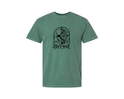 brand:Comfort Colors|color:Light Green|Some Things Are Better Left Unsaid 4 Graphic T-Shirt