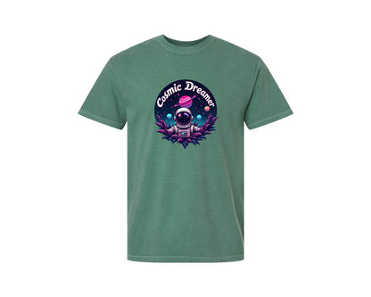 brand:Comfort Colors|color:Light Green|Cosmic Dreamer T Shirt Design Graphic T-Shirt