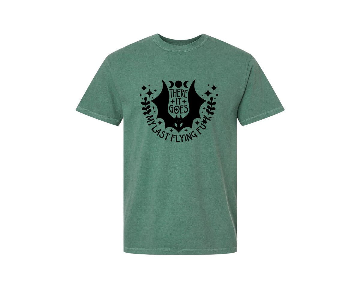 brand:Comfort Colors|color:Light Green|There It Goes My Last Flying Fck 3 Graphic T-Shirt