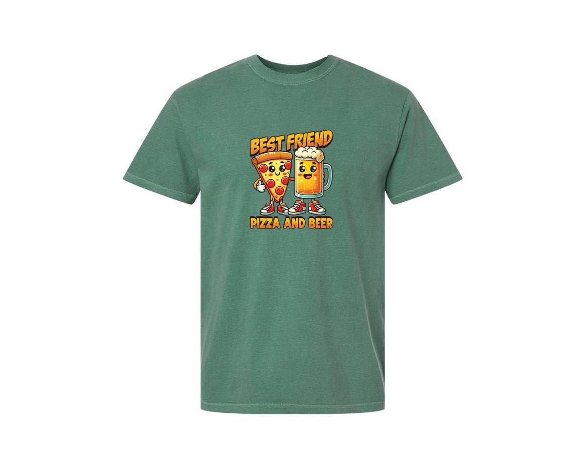 brand:Comfort Colors|color:Light Green|Funny Beer Drinking T Shirt Design 7 Graphic T-Shirt