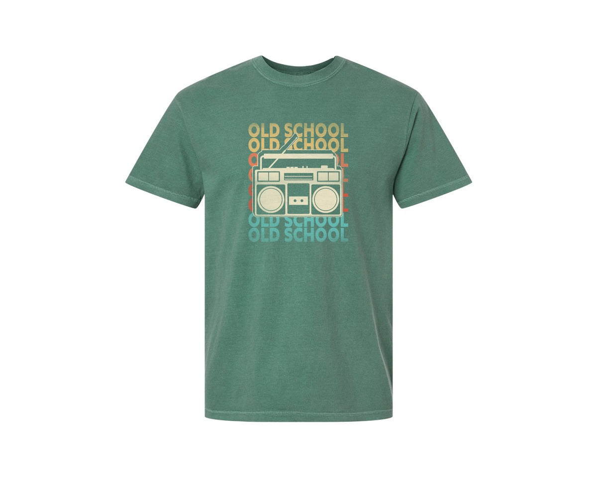 brand:Comfort Colors|color:Light Green|Retro 80S 90S Old School T Shirt Design Graphic T-Shirt
