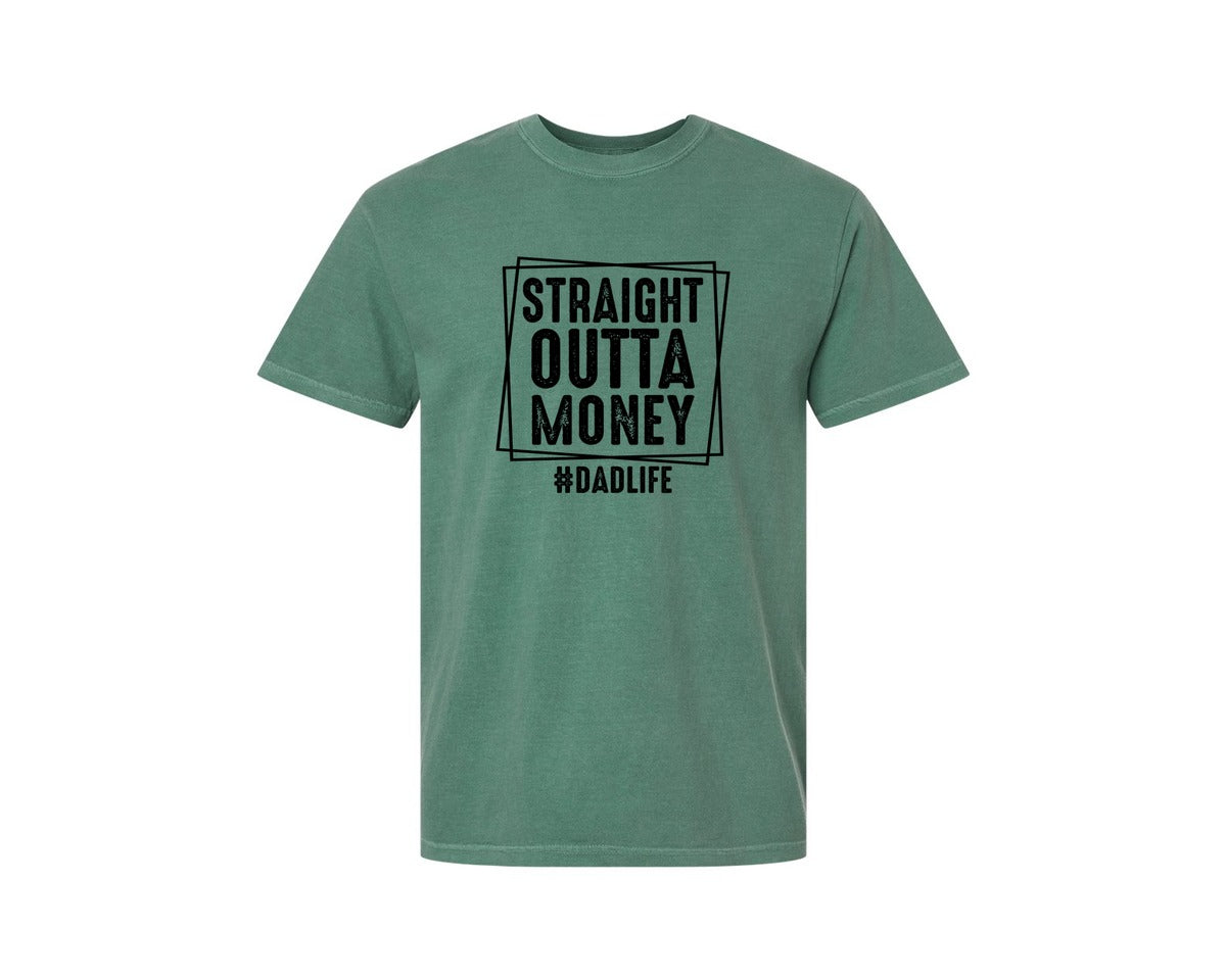 brand:Comfort Colors|color:Light Green|Dad Fathers Day 5 Graphic T-Shirt