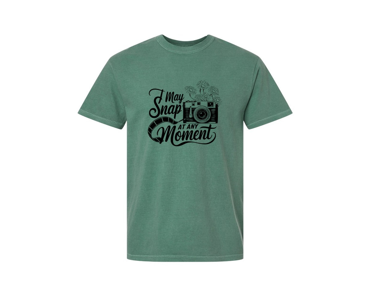 brand:Comfort Colors|color:Light Green|I May Snap At Any Moment T Shirt Des Graphic T-Shirt