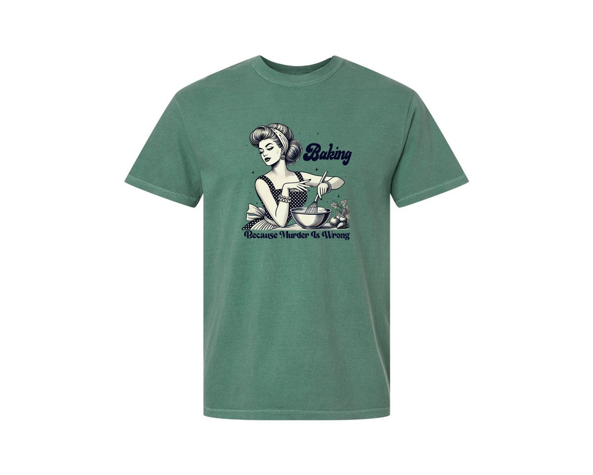 brand:Comfort Colors|color:Light Green|Trendy Vintage Graphic T-Shirt