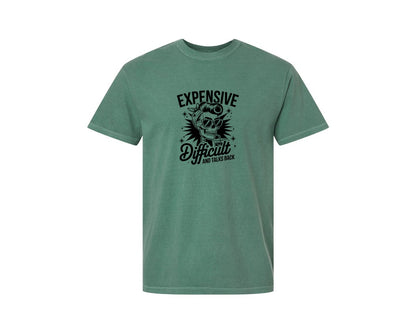 brand:Comfort Colors|color:Light Green|Expensive Difficult And Talks Back Shirt 3 Graphic T-Shirt