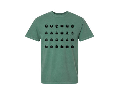 brand:Comfort Colors|color:Light Green|Open Book With Fantasy Graphic T-Shirt