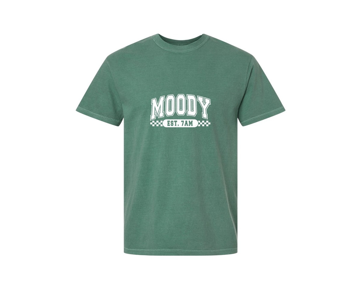 brand:Comfort Colors|color:Light Green|Moody Est 7Am Sarcastic 4 Graphic T-Shirt