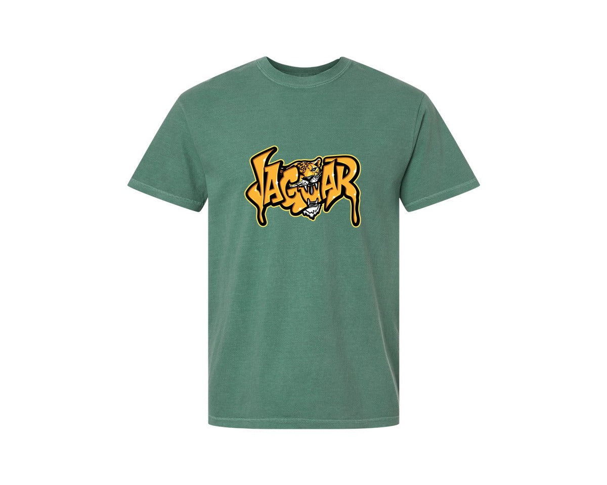 brand:Comfort Colors|color:Light Green|Jaguar 40 Graphic T-Shirt