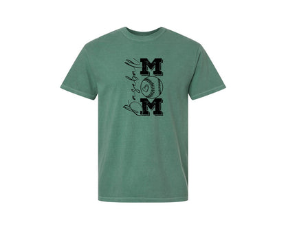 brand:Comfort Colors|color:Light Green|Baseball Mama 16 Graphic T-Shirt
