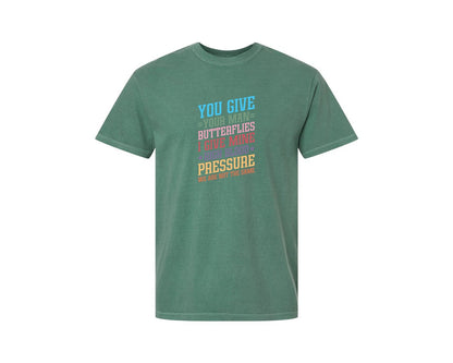 brand:Comfort Colors|color:Light Green|You Give Your Man Butterflies I Give Min Graphic T-Shirt