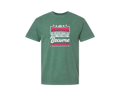 brand:Comfort Colors|color:Light Green|Architect Architecture T Shirt Design 161 Graphic T-Shirt