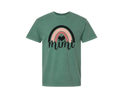 brand:Comfort Colors|color:Light Green|Mimi Mothers Day Cut File Graphic T-Shirt