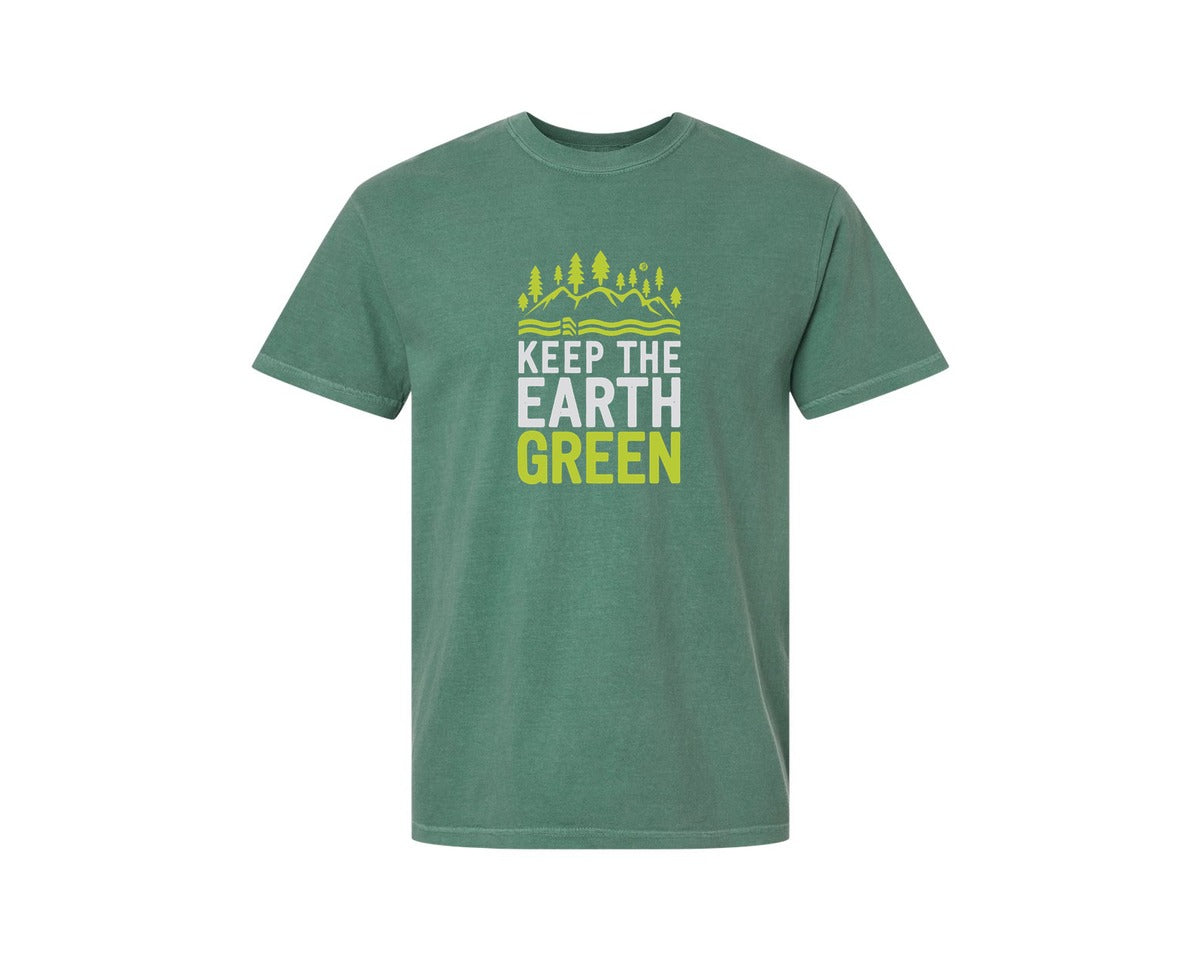 brand:Comfort Colors|color:Light Green|Keep The Earth Green Environment Cute Graphic T-Shirt