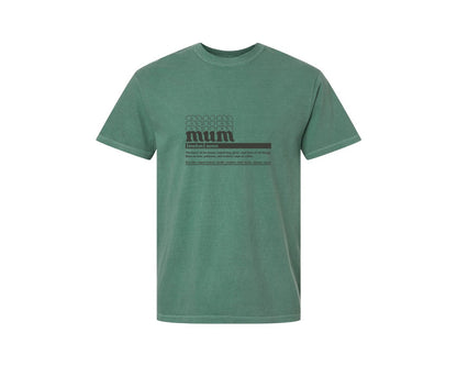 brand:Comfort Colors|color:Light Green|Mother Mum Funny Definition Graphic T-Shirt