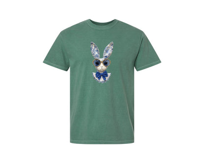 brand:Comfort Colors|color:Light Green|Cute Bunny T Shirt Bunny 2 Graphic T-Shirt