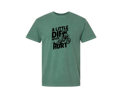 brand:Comfort Colors|color:Light Green|A Little Dirt Never Hurt T Shirt Des Graphic T-Shirt