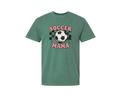brand:Comfort Colors|color:Light Green|Soccer Mama Soccer Mom Graphic T-Shirt