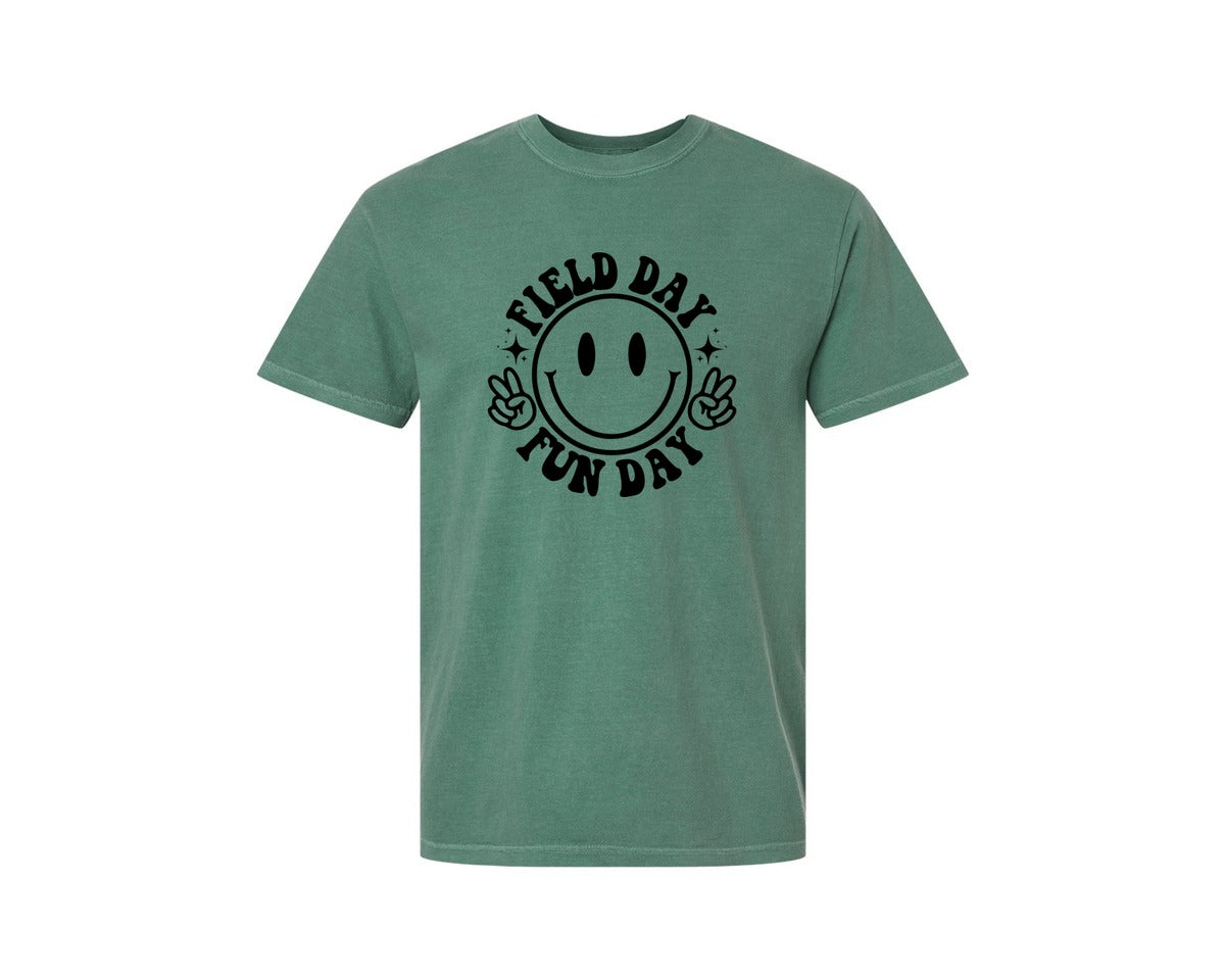 brand:Comfort Colors|color:Light Green|Field Day Fun Day Field Day Graphic T-Shirt