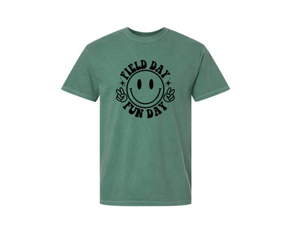 brand:Comfort Colors|color:Light Green|Field Day Fun Day Field Day Graphic T-Shirt
