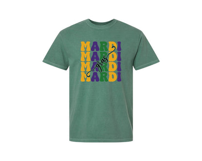brand:Comfort Colors|color:Light Green|Mardi Gras 24 Graphic T-Shirt