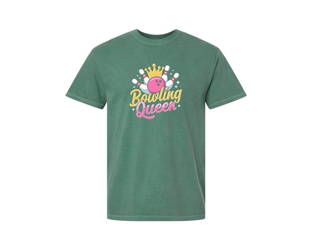 brand:Comfort Colors|color:Light Green|Bowling Graphic Graphic T-Shirt