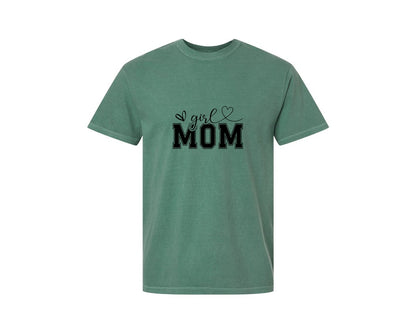 brand:Comfort Colors|color:Light Green|Girl Mom Mothers Day Mama Graphic T-Shirt