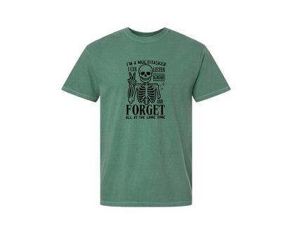 brand:Comfort Colors|color:Light Green|Im A Multitasker Office Humor Graphic T-Shirt
