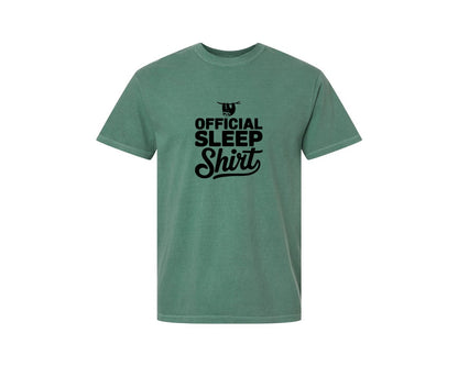 brand:Comfort Colors|color:Light Green|Official Sleep Shirt T Shirt Graphic T-Shirt