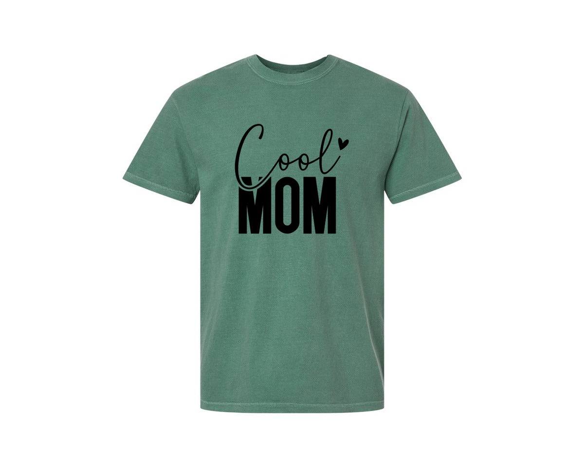 brand:Comfort Colors|color:Light Green|Cool Mom Funny Mom Mama Graphic T-Shirt