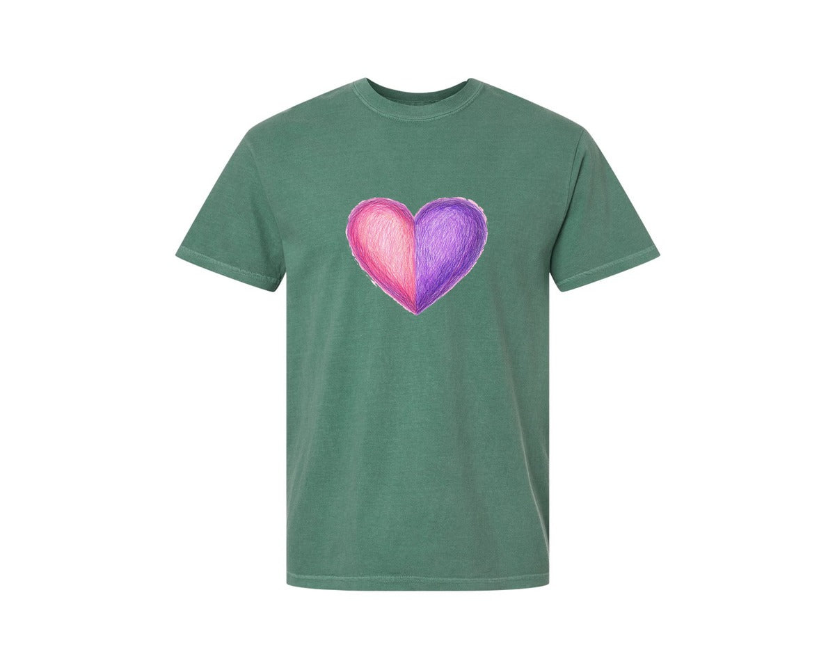 brand:Comfort Colors|color:Light Green|Fear Not For I Am With You Pngcross Graphic T-Shirt