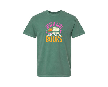 brand:Comfort Colors|color:Light Green|Reading T Shirt Design 6 Graphic T-Shirt