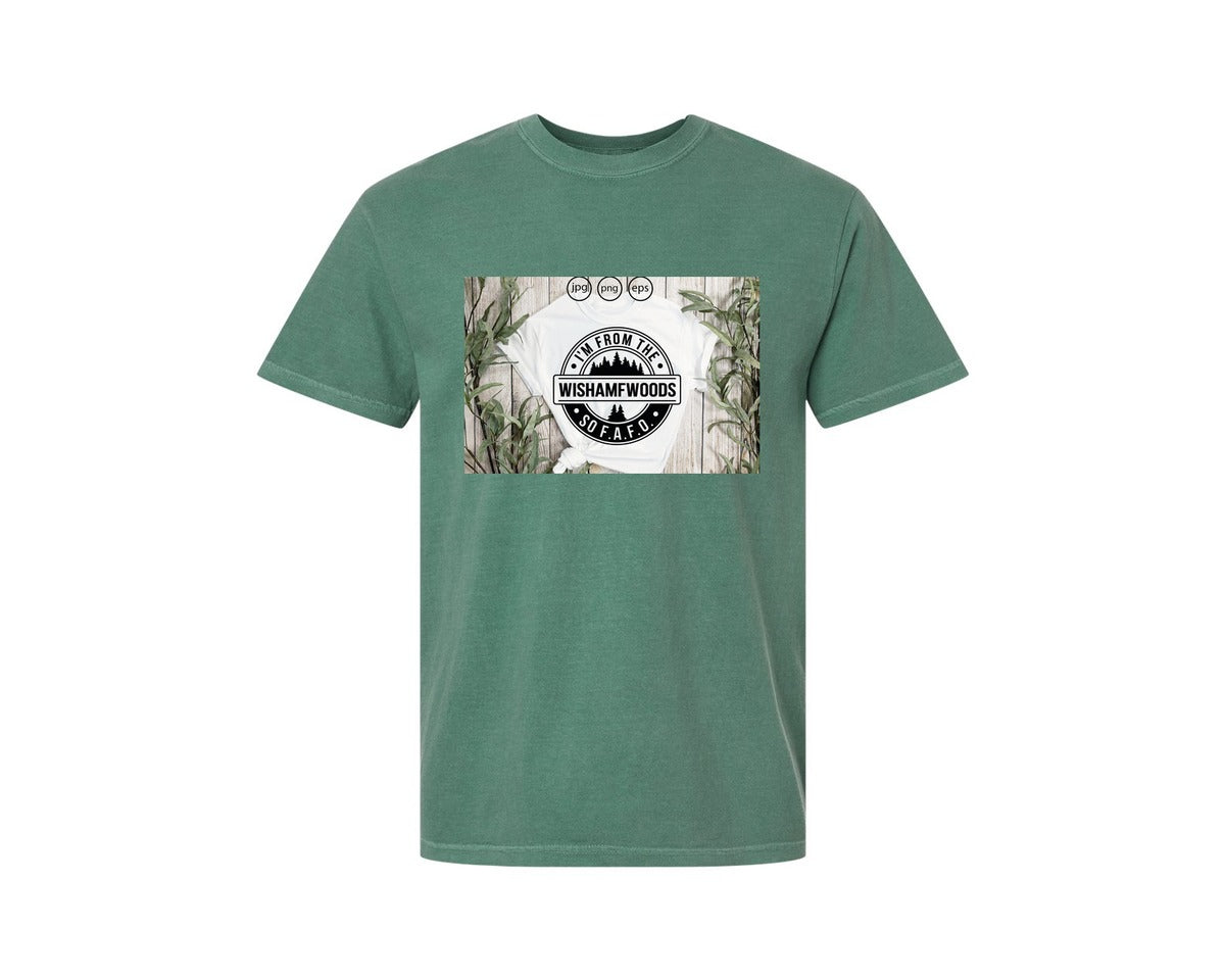 brand:Comfort Colors|color:Light Green|Im From The Wishamfwoods So Fafo 2 Graphic T-Shirt