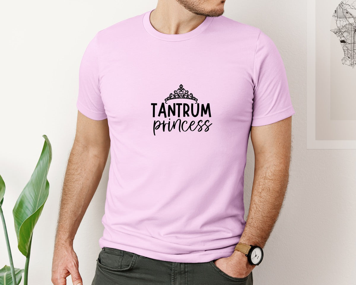 brand:Bella Canvas|color:Lilac|Tantrum Princess Graphic T-Shirt