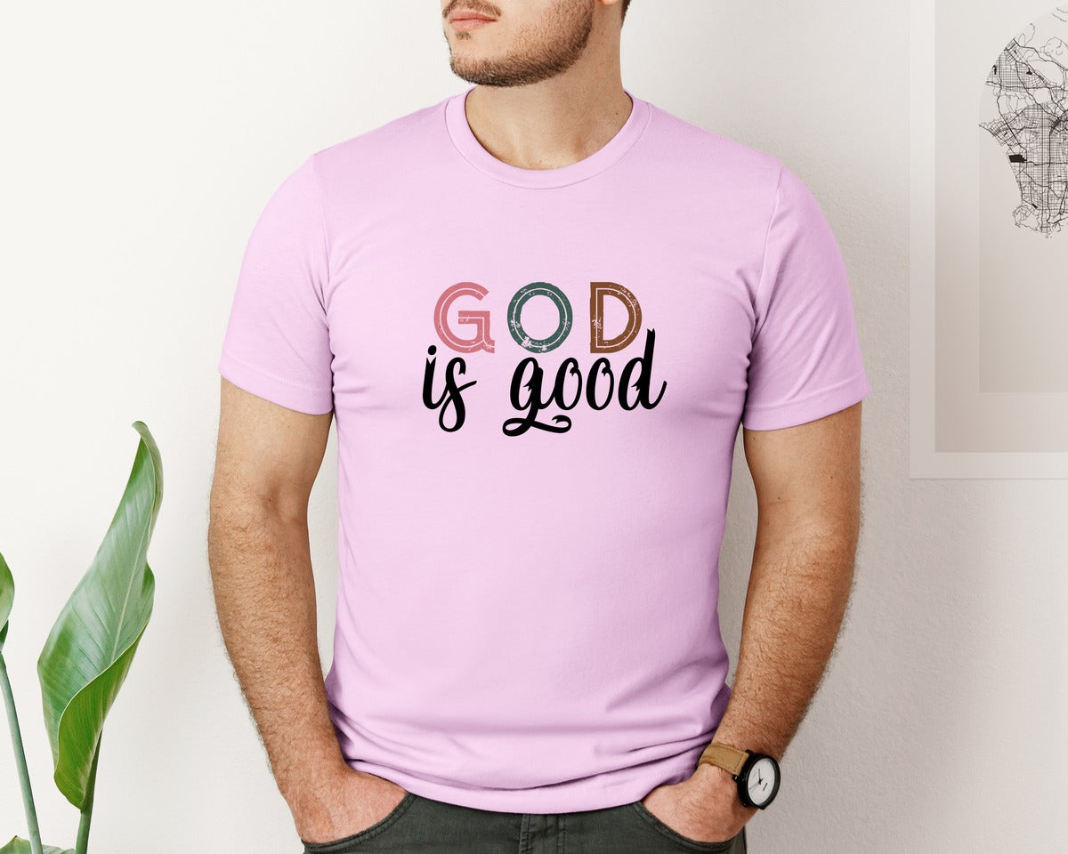 brand:Bella Canvas|color:Lilac|Boho Christian Religious Graphic T-Shirt