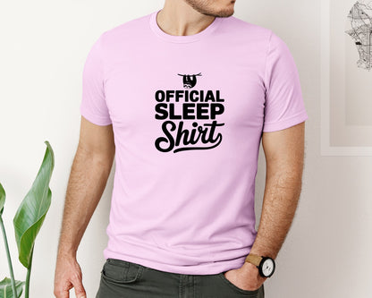 brand:Bella Canvas|color:Lilac|Official Sleep Shirt T Shirt Graphic T-Shirt