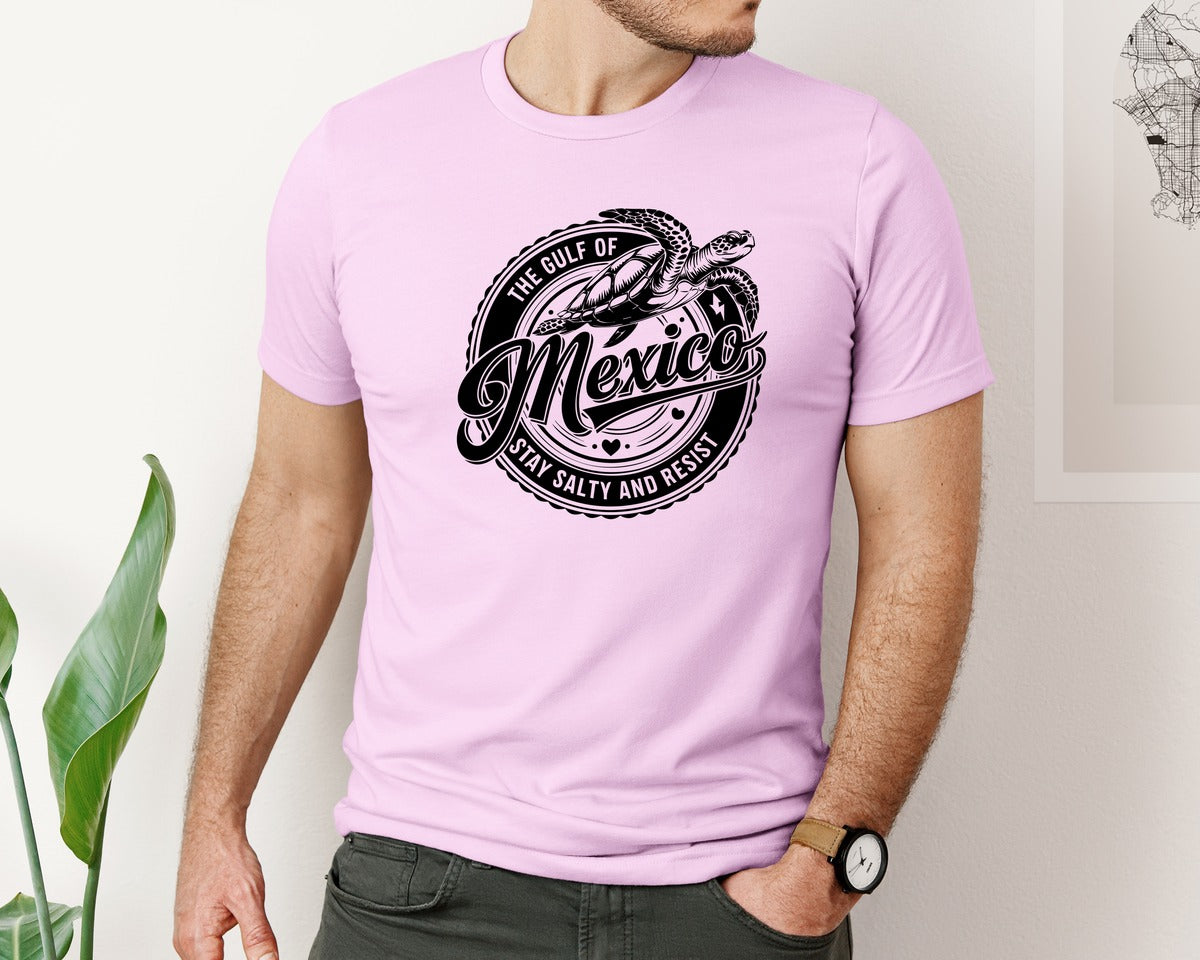 brand:Bella Canvas|color:Lilac|Gulf Of Mexico Turtle Beach Graphic T-Shirt
