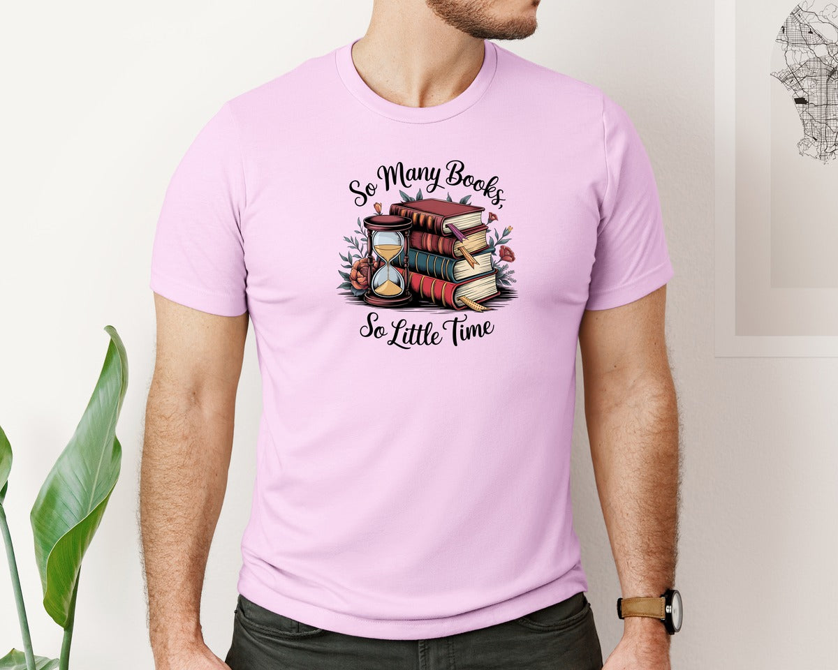 brand:Bella Canvas|color:Lilac|Reading Book 8 Graphic T-Shirt
