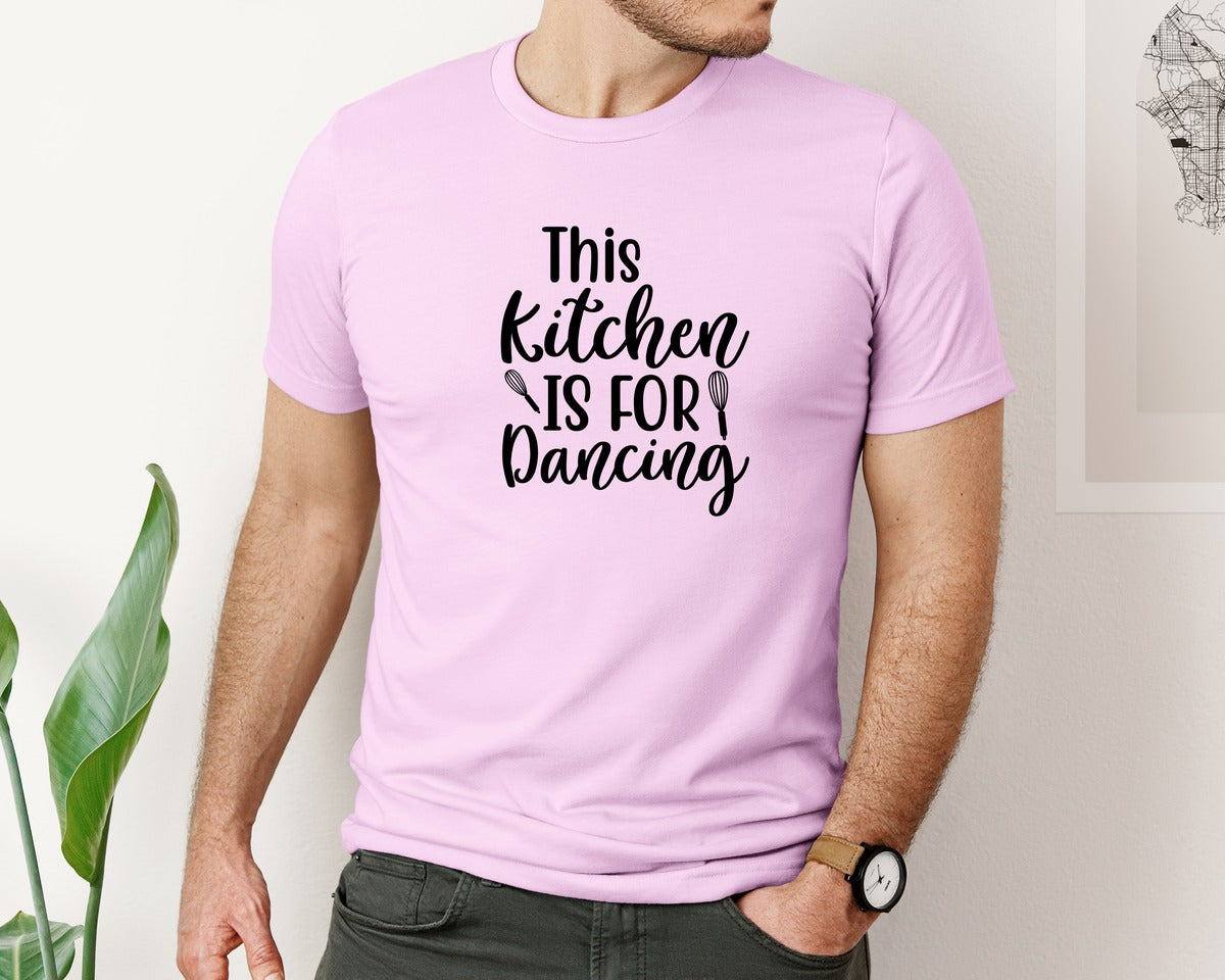 brand:Bella Canvas|color:Lilac|Home Cooking Funny Kitchen T Shirt Graphic T-Shirt