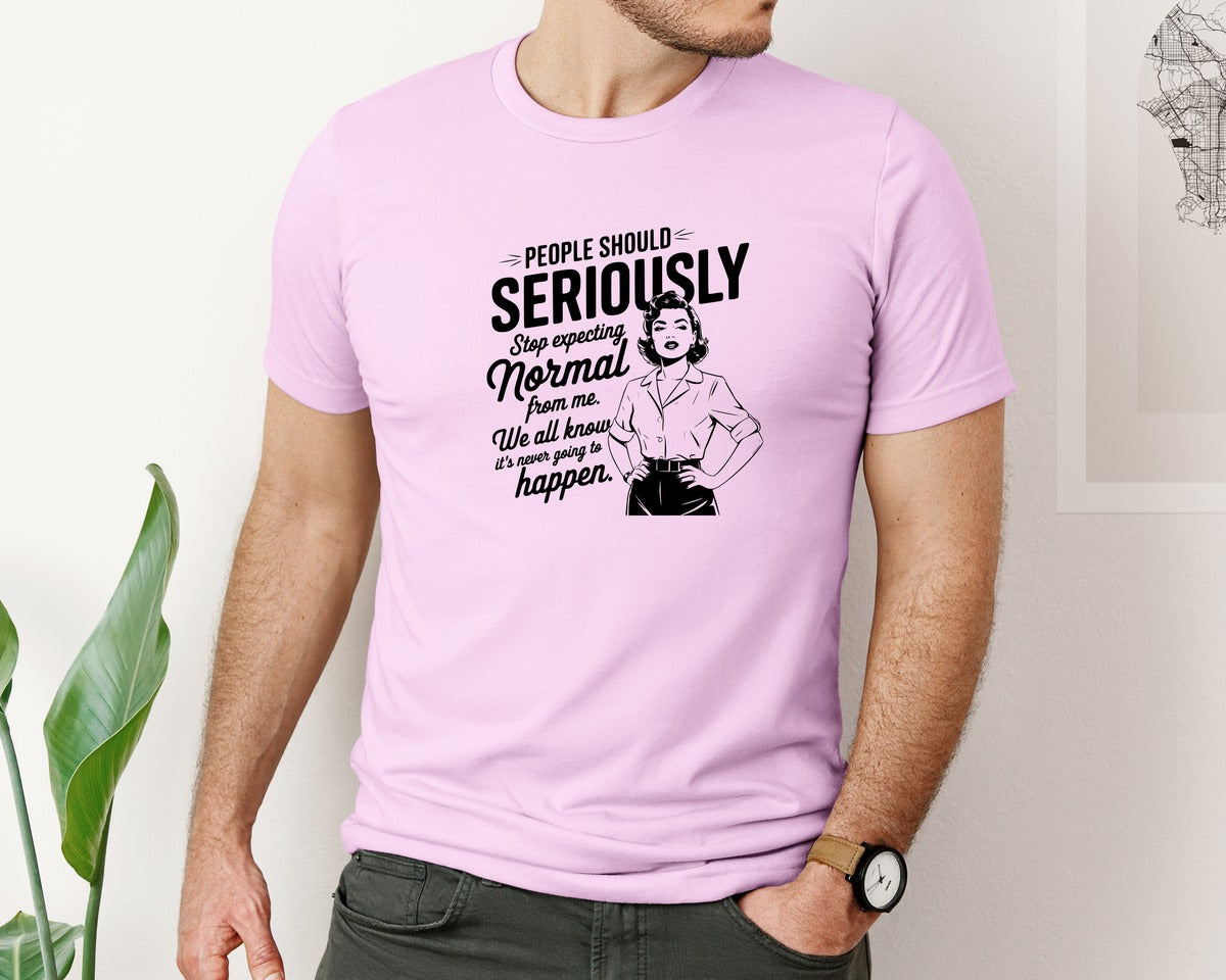 brand:Bella Canvas|color:Lilac|Vintage Funny Trendy Woman Shirt Design Graphic T-Shirt