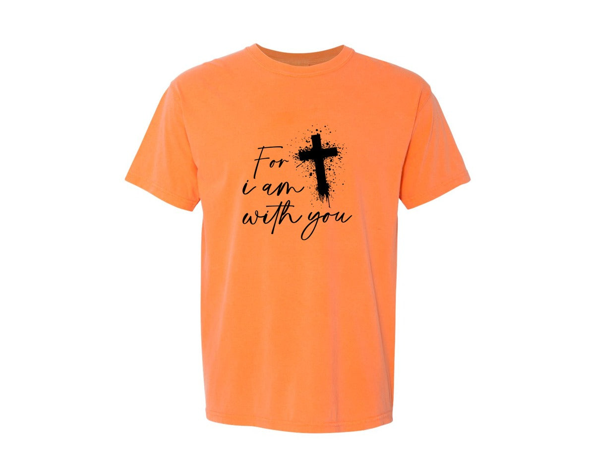 brand:Comfort Colors|color:Melon|Fear Not Christianity Bible Graphic T-Shirt