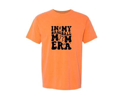 brand:Comfort Colors|color:Melon|Retro Sports Mom In My Mom Era Graphic T-Shirt