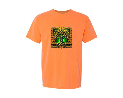 brand:Comfort Colors|color:Melon|Celtic Tree Of Life Mystical Tree Graphic T-Shirt