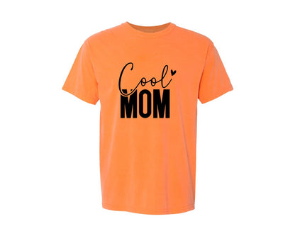 brand:Comfort Colors|color:Melon|Cool Mom Funny Mom Mama Graphic T-Shirt