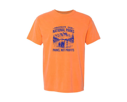 brand:Comfort Colors|color:Melon|Protect Our National Parks Shirt Save Graphic T-Shirt