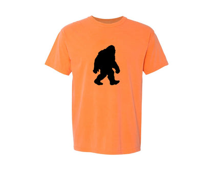 brand:Comfort Colors|color:Melon|Bigfoot Sasquatch Figure Design Graphic T-Shirt